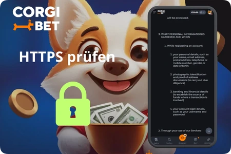 Corgibet App Sicherheit – HTTPS und SSL-Verschlüsselung beim mobilen Spielen